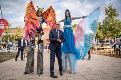 Brandenburger Sommerabend 2025 - Sommerfest des Landes Brandenburg in Potsdam, organisiert von der Landesregierung Brandenburg und dem WirtschaftsForum Brandenburg e.V.-stock-photo