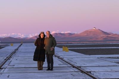 King Philippe And Queen Mathilde Visit The Republic Of Chile-stock-foto