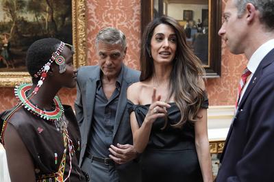 King Charles at King's Trust Awards reception-stock-photo