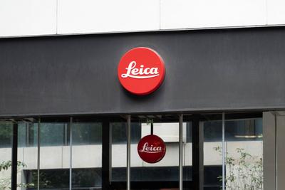 Leica Store in Shanghai SHANGHAI, CHINA - SEPTEMBER 20, 2023 - A Leica store is seen in Shanghai, China, September 20, 2-stock-photo