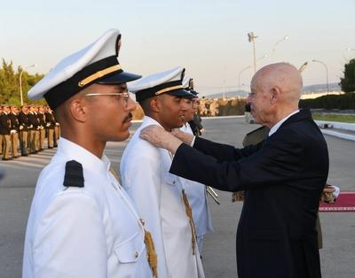 Tunisian President Kais Saied presides over the graduation ceremony of the 55th batch of the three military academies-stock-foto