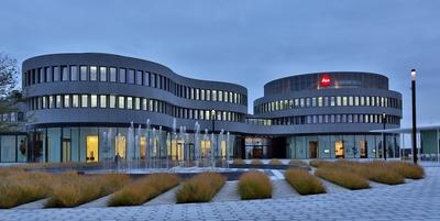 Firmenzentrale und Produktionsst?tte der Leica Camera AG in Wetzlar Leitz Kamera-stock-foto