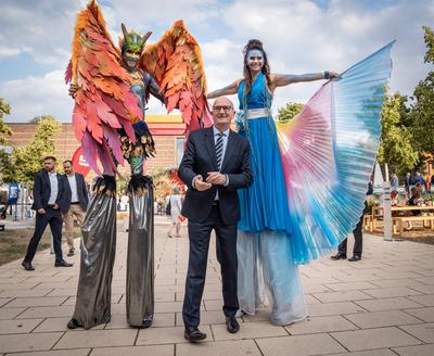 Brandenburger Sommerabend 2025 - Sommerfest des Landes Brandenburg in Potsdam, organisiert von der Landesregierung Brandenburg und dem WirtschaftsForum Brandenburg e.V.-stock-photo