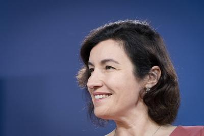 Dorothee B?r, Bundesministerin-stock-foto