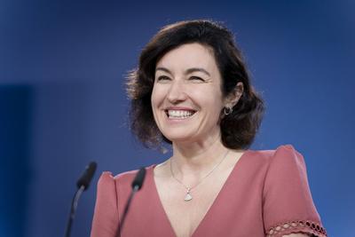 Dorothee B?r, Bundesministerin-stock-foto