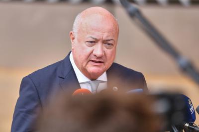 Br?ssel, Belgien, 26.06.2025: Europa-Geb?ude: Europ?ischer Rat: Christian Stocker, Bundeskanzler von ?sterreich *** Brus-stock-photo