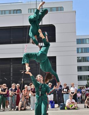 Odyssee in C ? Eine Tanzreise durch Chemnitz-stock-foto