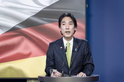 Minoru Kiuchi, japanischer Staatsminister-stock-foto