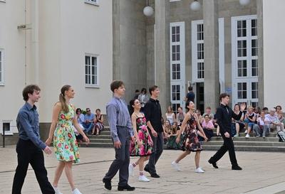 Odyssee in C ? Eine Tanzreise durch Chemnitz-stock-foto