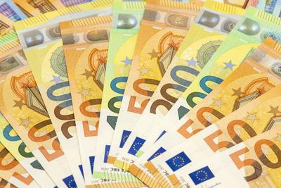 Euro Banknoten-stock-foto