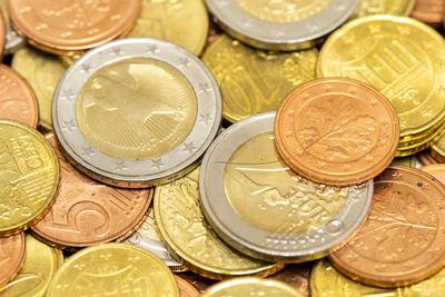 Euro Bargeld-stock-foto