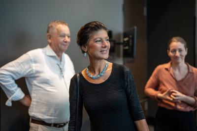 BSW ? B?ndnis Sahra Wagenknecht ? Klausurtagung von Parteivorstand und Landesvorsitzenden ? Auftaktbilder zu Beginn der Tagung ?-stock-foto