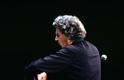 Mikis Theodorakis, 95. Geburtstag am 29. Juli 1/ Konzert: Mikis Theodorakis dirigiert, griechischer Liedermacher, Kompo-stock-foto