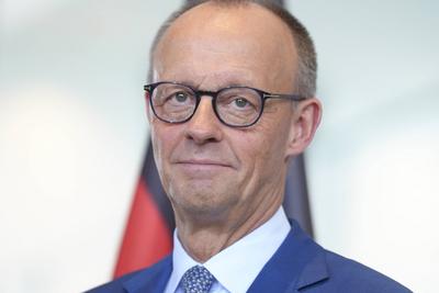 Pressekonferenz Bundeskanzler Merz mit dem  Oesterreichischen Bundeskanzler Stocker-stock-foto