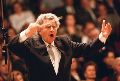 Mikis Theodorakis, 95. Geburtstag am 29. Juli Mikis Theodorakis ist ein griechischer Komponist, Schriftsteller und Polit-stock-foto
