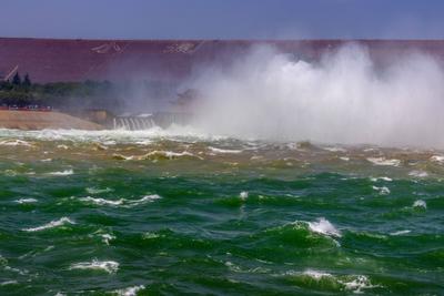 Yellow River Xiaolangdi Water Control Project-stock-foto