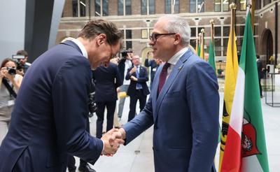 Antwerpen Hafen CDU NRW Regierung-stock-photo