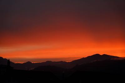 Abendstimmung-stock-foto
