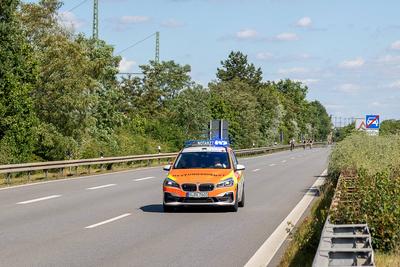 Fahrraddemonstration NORIS BIKING auf dem Frankenschnellweg, N?rnberg, 28.06.2025-stock-foto