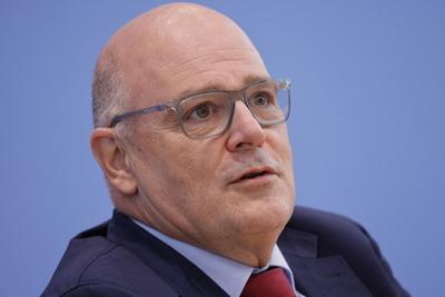 Steffen Kampeter, Hauptgesch?ftsf?hrer der Bundesvereinigung der Deutschen Arbeitgeberverb?nde (BDA), Deutschland, Berli-stock-foto