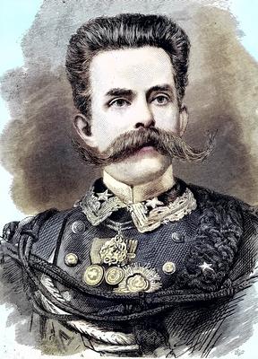 Umberto I., italienisch, Umberto Ranieri Carlo Emanuele Giovanni Maria Ferdinando Eugenio di Savoia; 14. M?rz 1844 - 29.-stock-foto