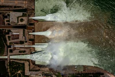 Yellow River Xiaolangdi Water Control Project-stock-foto