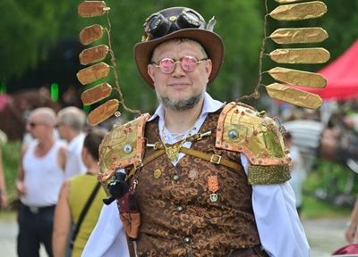 5. Steampunk-Fest im Industriemuseum Chemnitz!-stock-foto