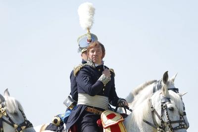 Waterloo reenactment-stock-photo