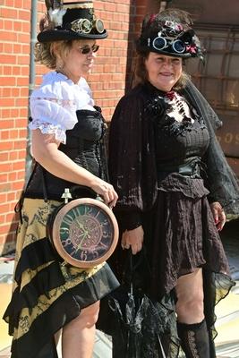 5. Steampunk-Fest im Industriemuseum Chemnitz!-stock-foto