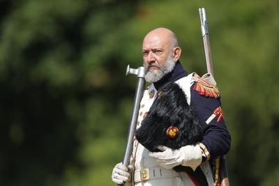 Waterloo reenactment-stock-photo