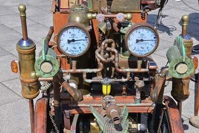 5. Steampunk-Fest im Industriemuseum Chemnitz!-stock-foto
