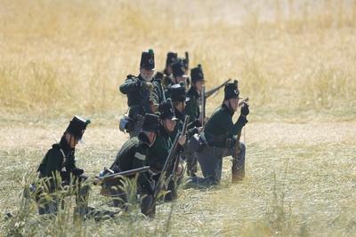 Waterloo reenactment-stock-photo