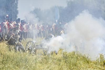 Waterloo reenactment-stock-photo
