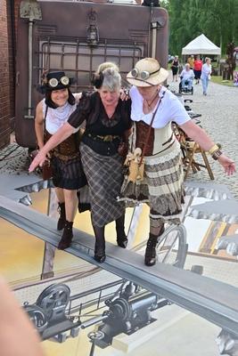5. Steampunk-Fest im Industriemuseum Chemnitz!-stock-foto