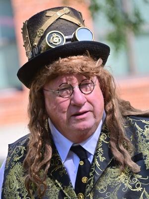 5. Steampunk-Fest im Industriemuseum Chemnitz!-stock-foto
