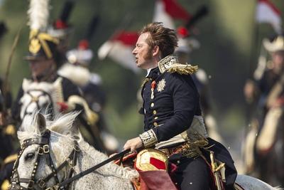 Waterloo reenactment-stock-photo