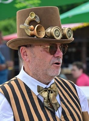 5. Steampunk-Fest im Industriemuseum Chemnitz!-stock-foto
