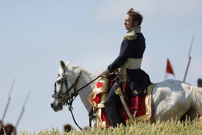 Waterloo reenactment-stock-photo