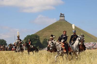 Waterloo reenactment-stock-photo