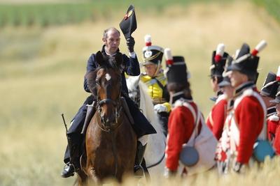 Waterloo reenactment-stock-photo