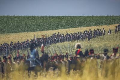 Waterloo reenactment-stock-photo