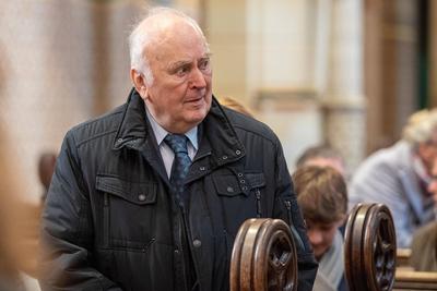 Haseloff ?berreicht Landesverdienstorden an Friede Springer und Rudolf-August Oetker Ministerpr?sident Dr. Reiner Hasel-stock-foto