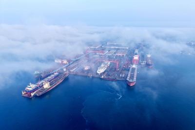 Beihai Shipyard-stock-foto