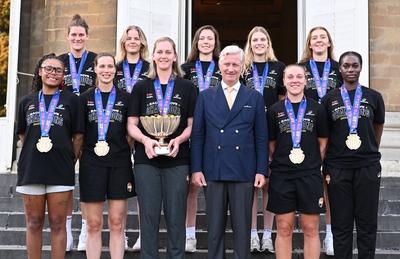 King Philippe Receives The Belgian Cats-stock-foto