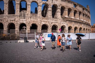 Hot emergency in Rome-stock-foto