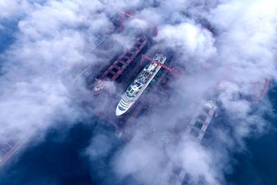 Beihai Shipyard-stock-foto