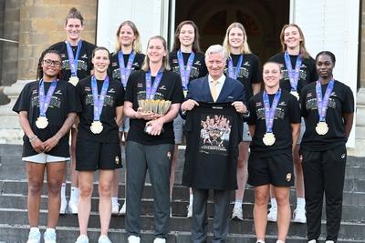 King Philippe Receives The Belgian Cats-stock-foto