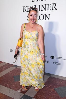 Claudia Campus bei der Er?ffnung des Berliner Salon in der Helmut Newton Foundation im Rahmen der Berlin Fashion Week SS-stock-foto