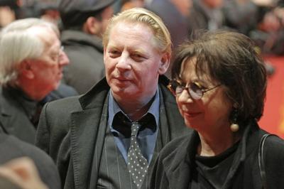 Ben Becker and Monika Hansen attending the The Grand Budapest Hotel premiere at the 64th Berlin Inte-stock-foto