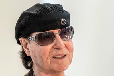 Eigene Briefmarken f?r die deutsche Rock-Formation Scorpions.-stock-foto